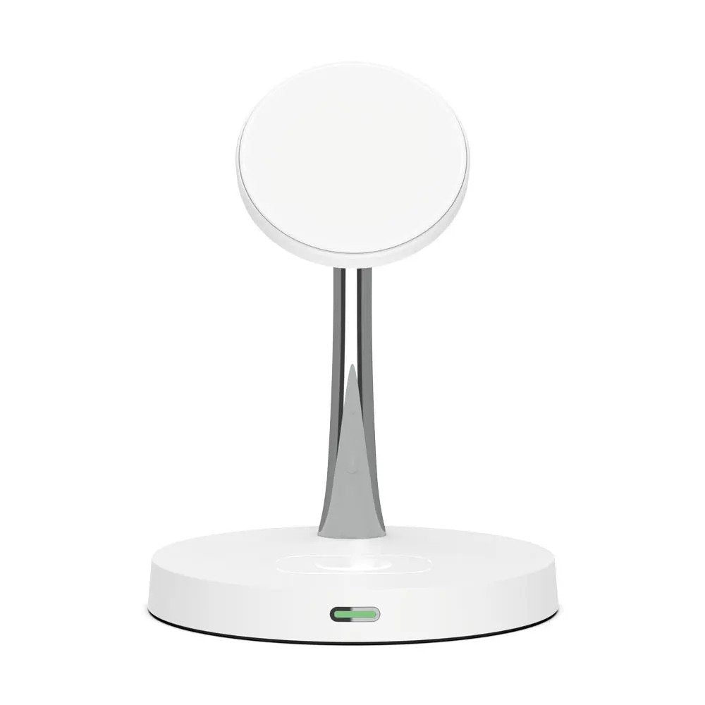 Fehér 2in1 Minimal vezeték nélküli töltőpad