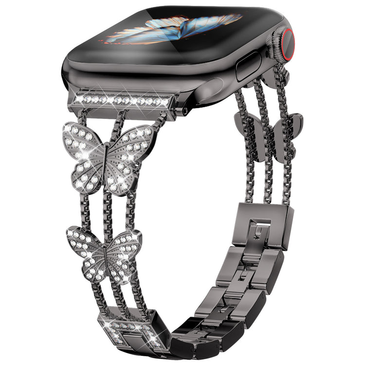 Black Butterfly apple watch szij