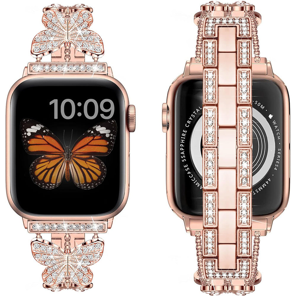 rose butterfly apple watch szij