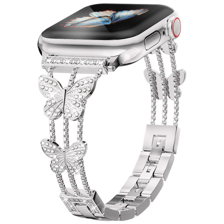 silver butterfly apple watch szij
