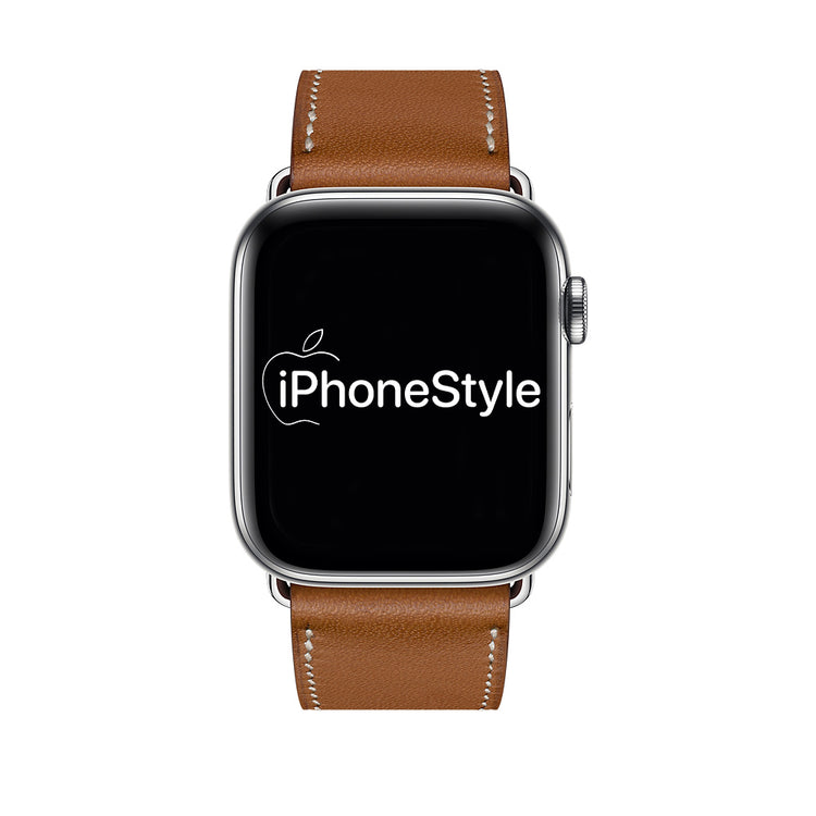 Barna Bőr Apple Watch szíj - iPhoneStyle.hu