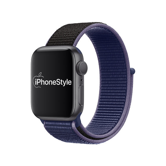 Éjkék Szövet Apple Watch szíj - iPhoneStyle.hu