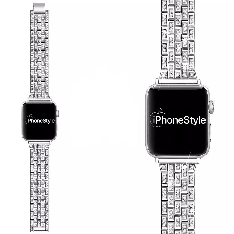 Ezüst Crystal Apple Watch szíj - iPhoneStyle.hu