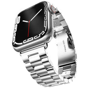 Ezüst Rock Fém Apple Watch szíj - iPhoneStyle.hu