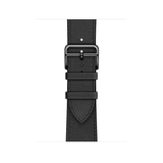 Fekete Bőr Apple Watch szíj - iPhoneStyle.hu