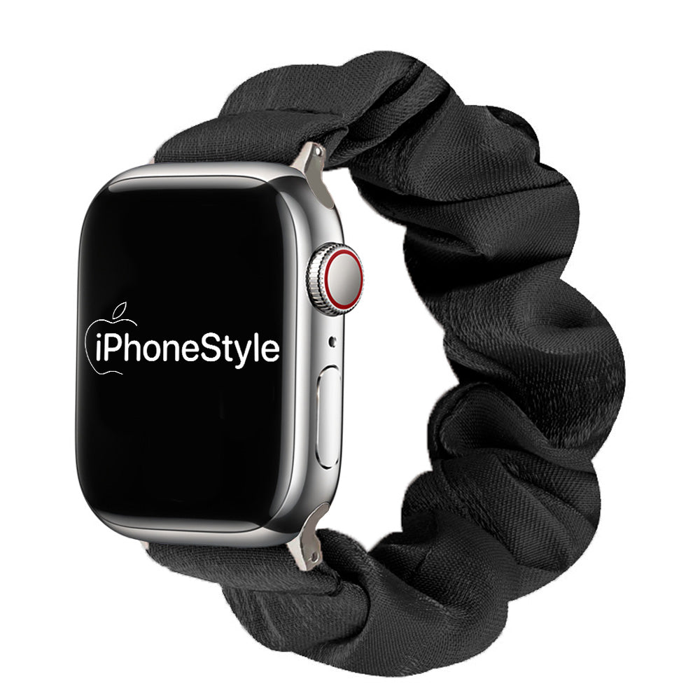 Fekete Fluffy Apple Watch szíj - iPhoneStyle.hu