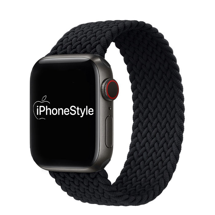 Fekete Fonott Apple Watch körpánt - iPhoneStyle.hu