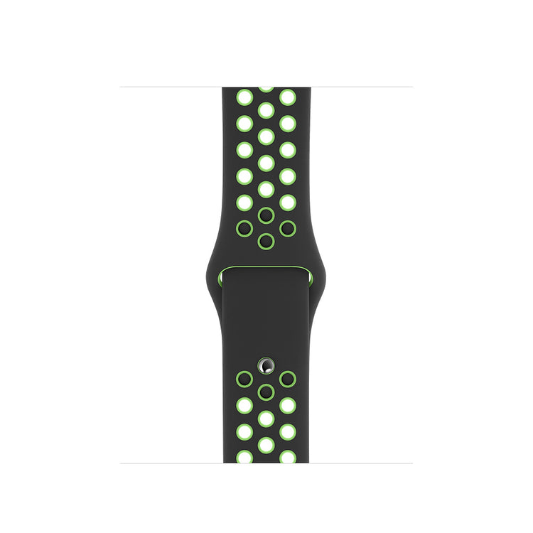 Fekete-Neonzöld Sport Apple Watch szíj - iPhoneStyle.hu