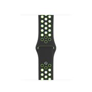 Fekete-Neonzöld Sport Apple Watch szíj - iPhoneStyle.hu