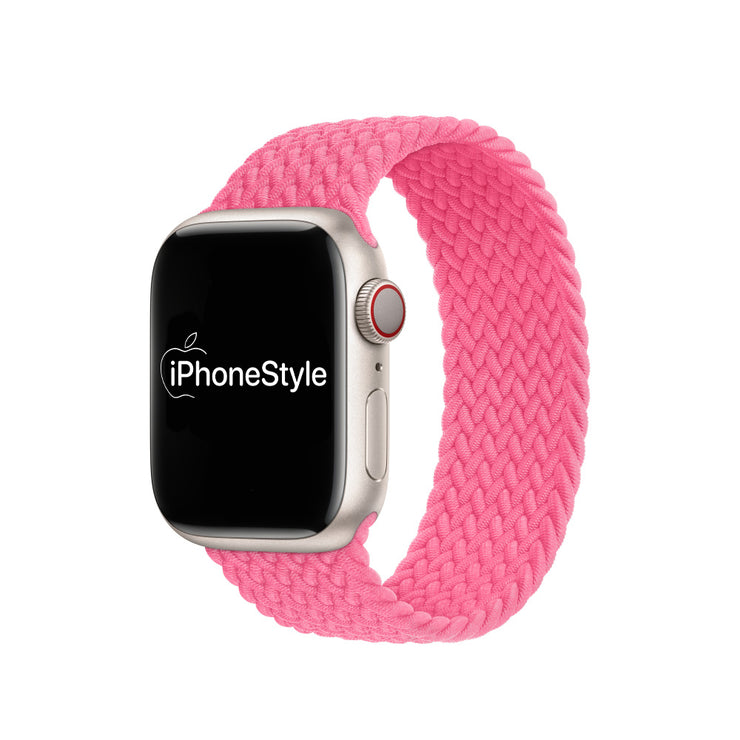 Flamingó Rózsaszín Fonott Apple Watch körpánt - iPhoneStyle.hu