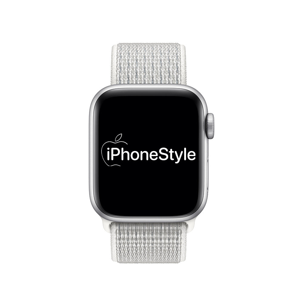 Hegycsúcsfehér Szövet Apple Watch szíj - iPhoneStyle.hu