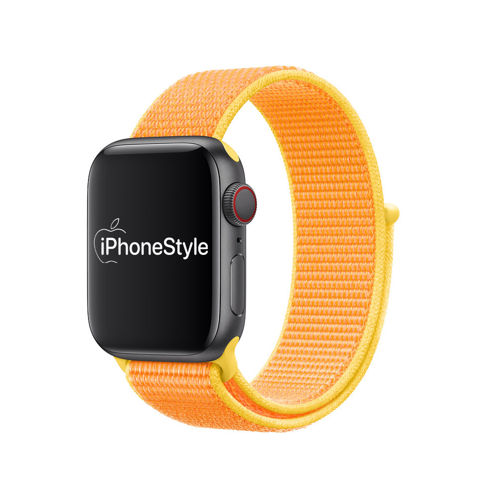 Kanárisárga Szövet Apple Watch szíj - iPhoneStyle.hu