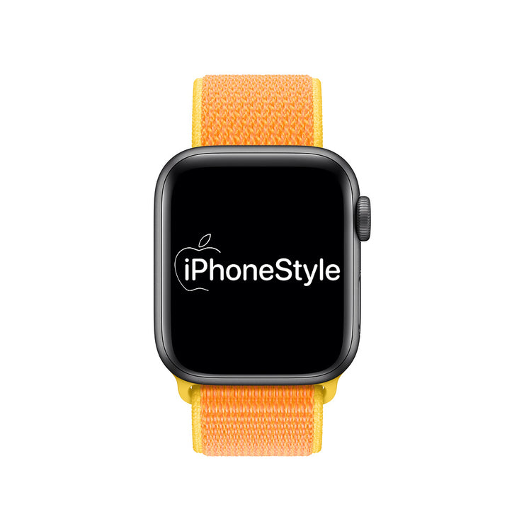 Kanárisárga Szövet Apple Watch szíj - iPhoneStyle.hu