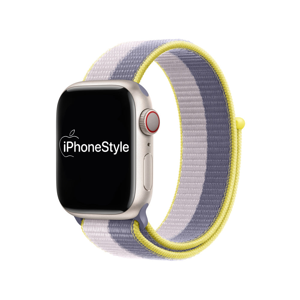 Levendula-Halvány Lila Szövet Apple Watch szíj - iPhoneStyle.hu