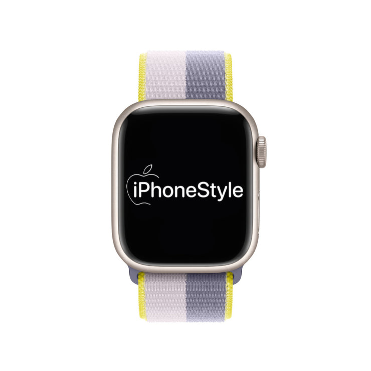 Levendula-Halvány Lila Szövet Apple Watch szíj - iPhoneStyle.hu