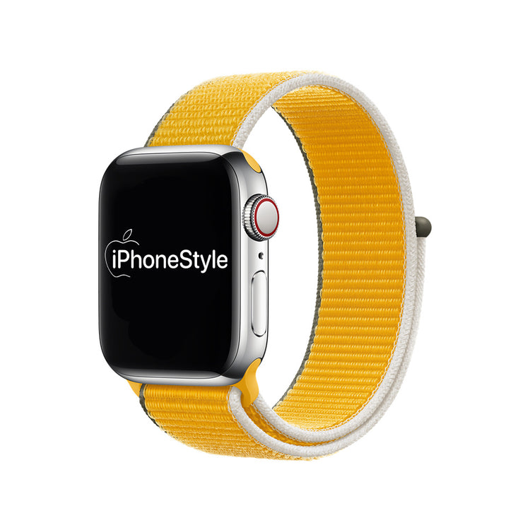 Napraforgósárga Szövet Apple Watch szíj - iPhoneStyle.hu