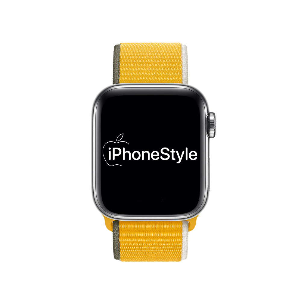 Napraforgósárga Szövet Apple Watch szíj - iPhoneStyle.hu