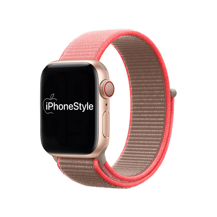 Neonpink Szövet Apple Watch szíj - iPhoneStyle.hu