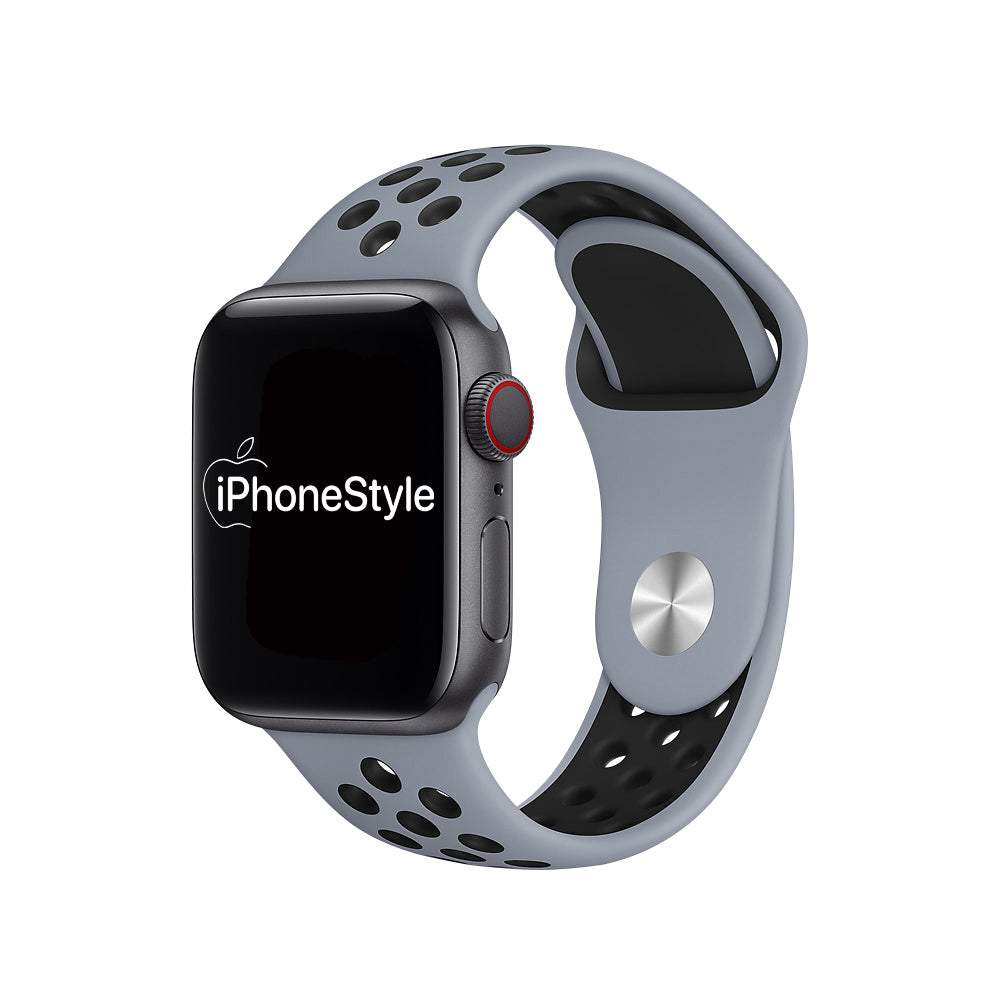Obszidián-Fekete Sport Apple Watch szíj - iPhoneStyle.hu