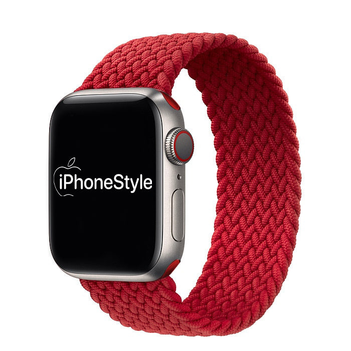 Piros Fonott Apple Watch körpánt - iPhoneStyle.hu