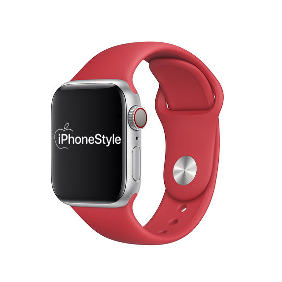 Piros Simple Apple Watch szíj - iPhoneStyle.hu