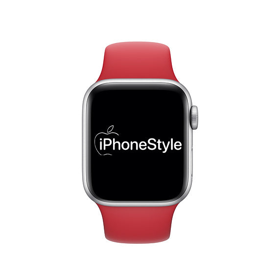 Piros Simple Apple Watch szíj - iPhoneStyle.hu