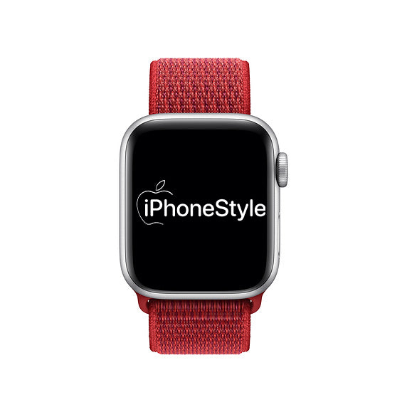Piros Szövet Apple Watch szíj - iPhoneStyle.hu