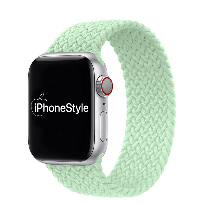 Pisztácia Fonott Apple Watch körpánt - iPhoneStyle.hu