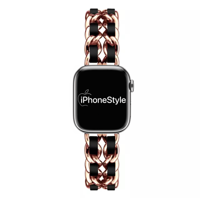 Rose-Black Dubai Apple Watch szíj - iPhoneStyle.hu