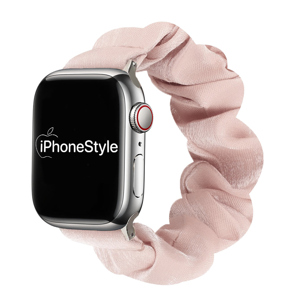 Rózsakvarc Fluffy Apple Watch szíj - iPhoneStyle.hu