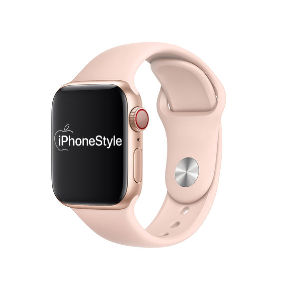 Rózsakvarc Simple Apple Watch szíj - iPhoneStyle.hu