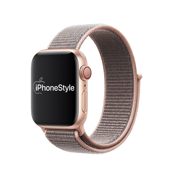 Rózsakvarc Szövet Apple Watch szíj - iPhoneStyle.hu