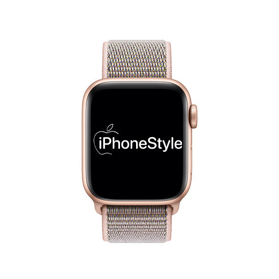 Rózsakvarc Szövet Apple Watch szíj - iPhoneStyle.hu