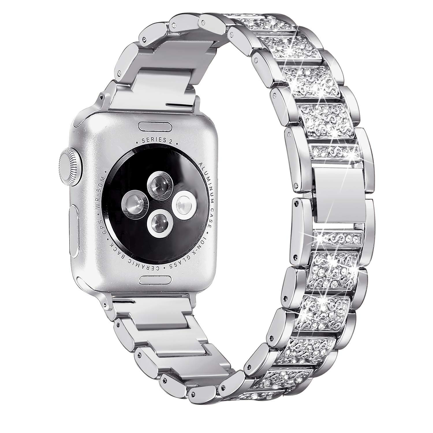 Silver Diamond Apple Watch szíj - iPhoneStyle.hu