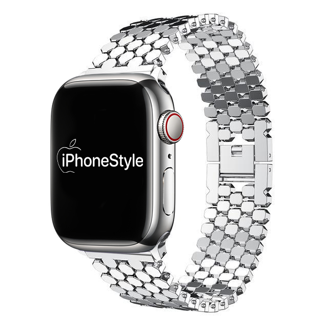 Silver Octagon Apple Watch szíj - iPhoneStyle.hu