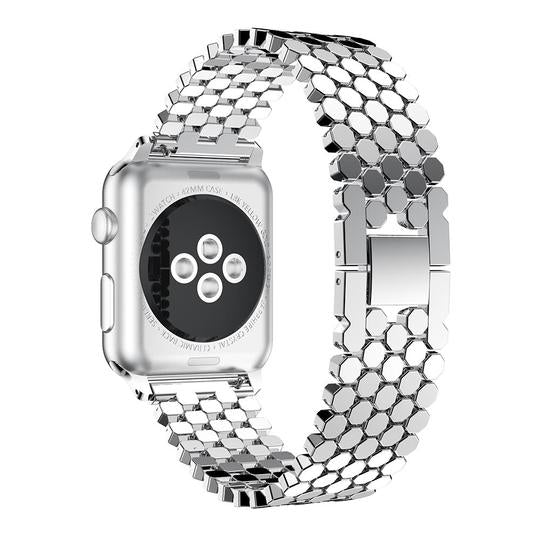 Silver Octagon Apple Watch szíj - iPhoneStyle.hu
