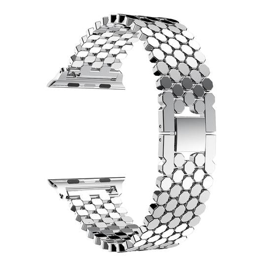 Silver Octagon Apple Watch szíj - iPhoneStyle.hu