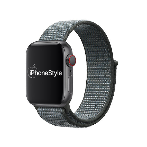 Viharszürke Szövet Apple Watch szíj - iPhoneStyle.hu